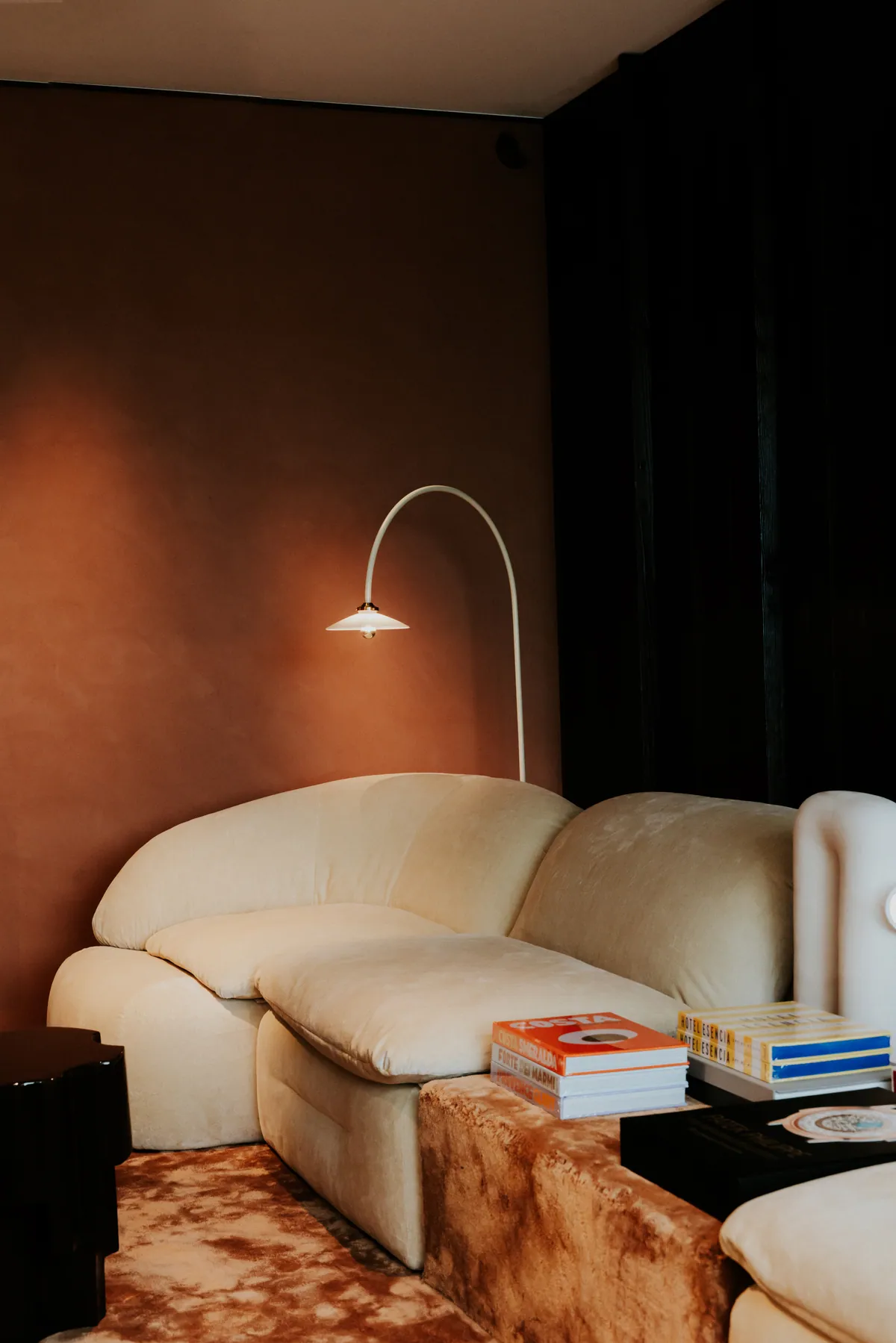 Lounge met tactiele materialen